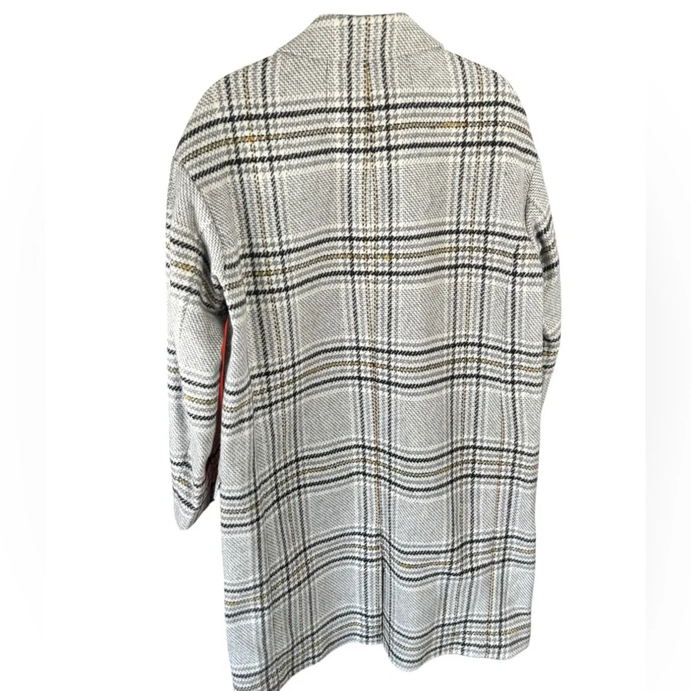 Madewell Black and White Plaid Bryant Coat - Picture 2 of 4